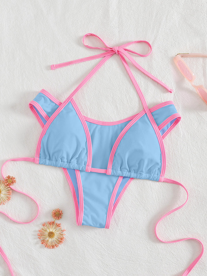 Damen Triangel-Bikini mit aufregendem Streifen-Design Echo Archiv