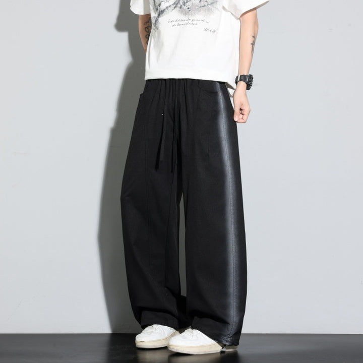 Damen Weite Lagen-Loungehose mit Cargo-Details & elastischem Tunnelzug Echoarchiv