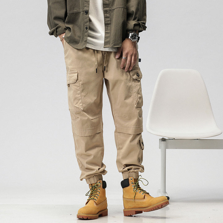 Herren Cargo-Joggerhose mit ergonomischen Kniepaneelen, Tunnelzugbund und elastischen Bündchen Echo Archiv