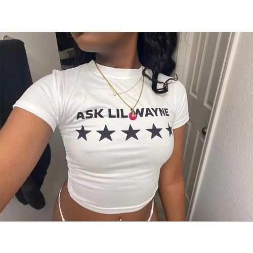 Damen Kurzärmliges Crop-Top aus atmungsaktivem Material Echo Archiv