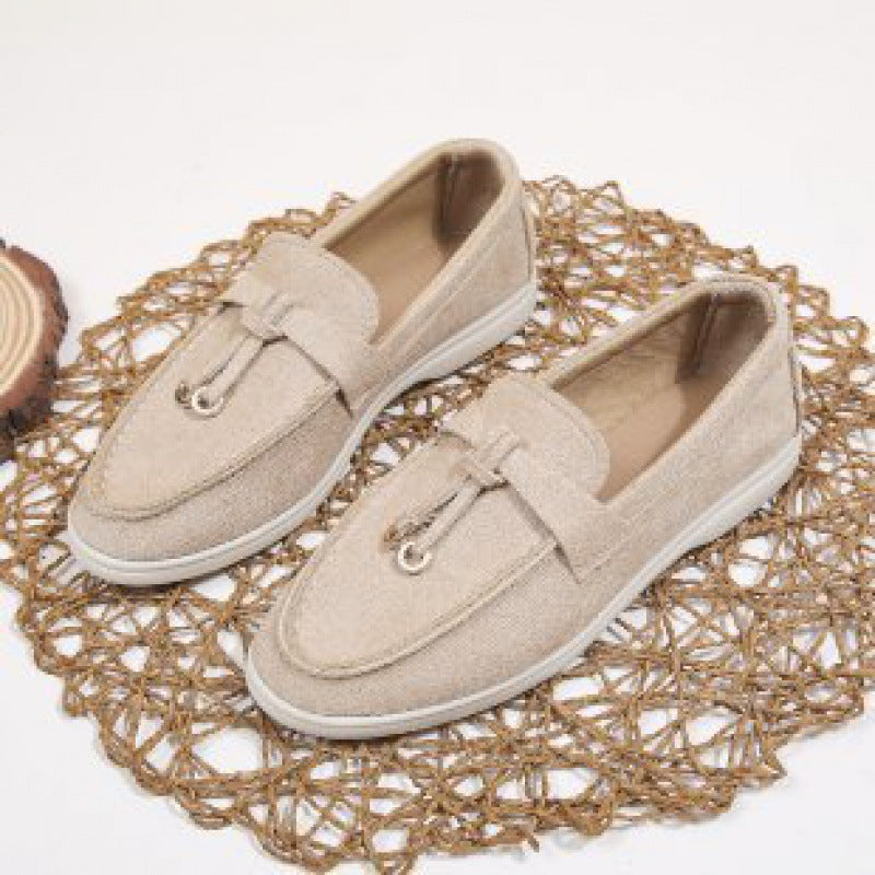 Damen nan bequeme Slip-On Loafer mit dekorativem Quastenbesatz und ergonomischer Gummisohle Echo Archiv