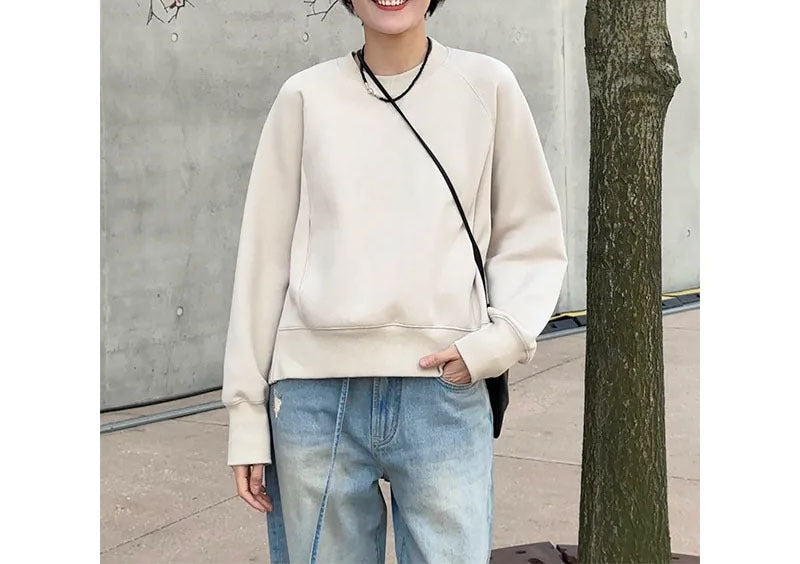 Damen Bequemer Sweatshirt mit raglan Ärmel Echoarchiv
