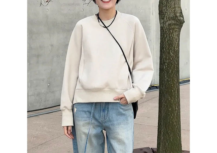 Damen Bequemer Sweatshirt mit raglan Ärmel Echoarchiv