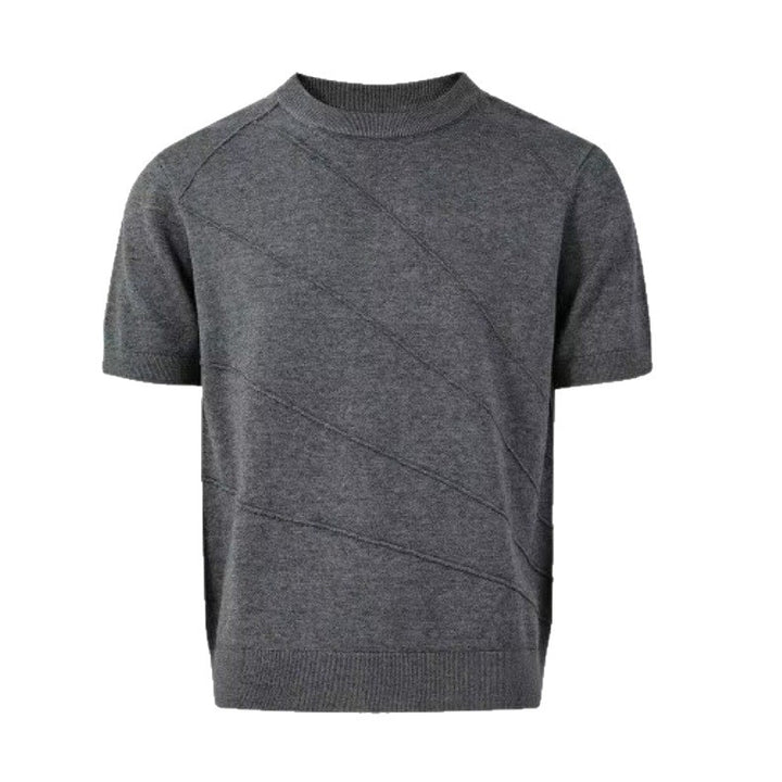 Herrenmode Strick T-Shirt mit Rundhals Echo Archive
