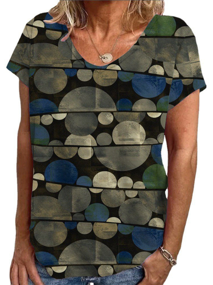 Damen T-Shirt mit einzigartigem Mandala-Design Echo Archiv