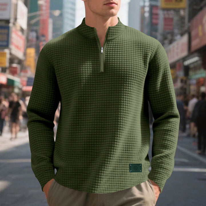 Herren leichter Sweatpullover mit Reißverschluss Echoarchiv
