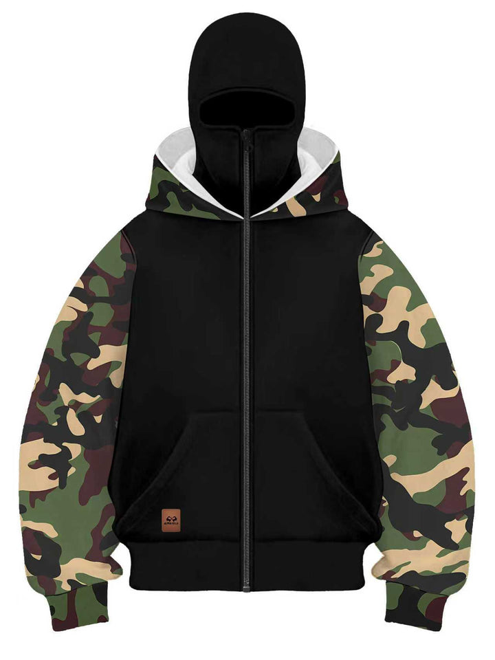 Herren Modische Camouflage Kapuzenjacke Echo Archiv