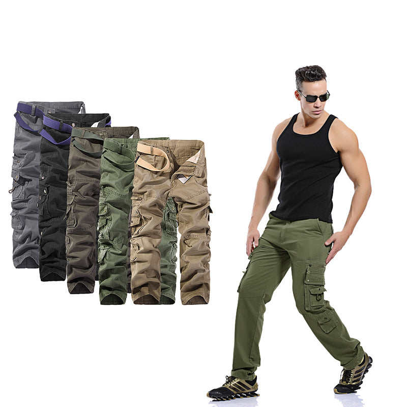 Herren Cargo-Hose mit mehreren praktischen Taschen und verstellbarem Gurt Echoarchiv