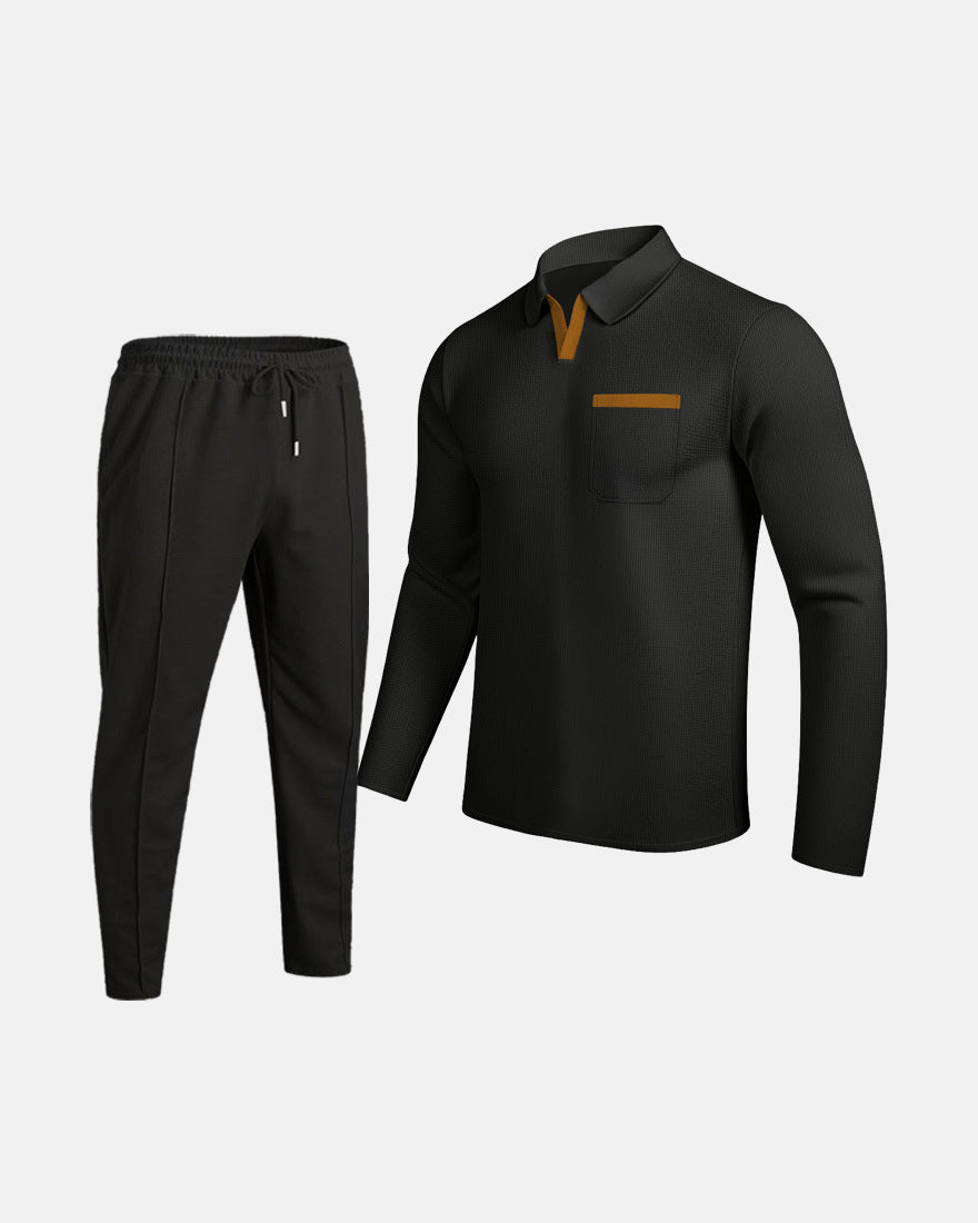 Herren Kombi-Outfit mit Poloshirt und Jogginghose Echoarchiv