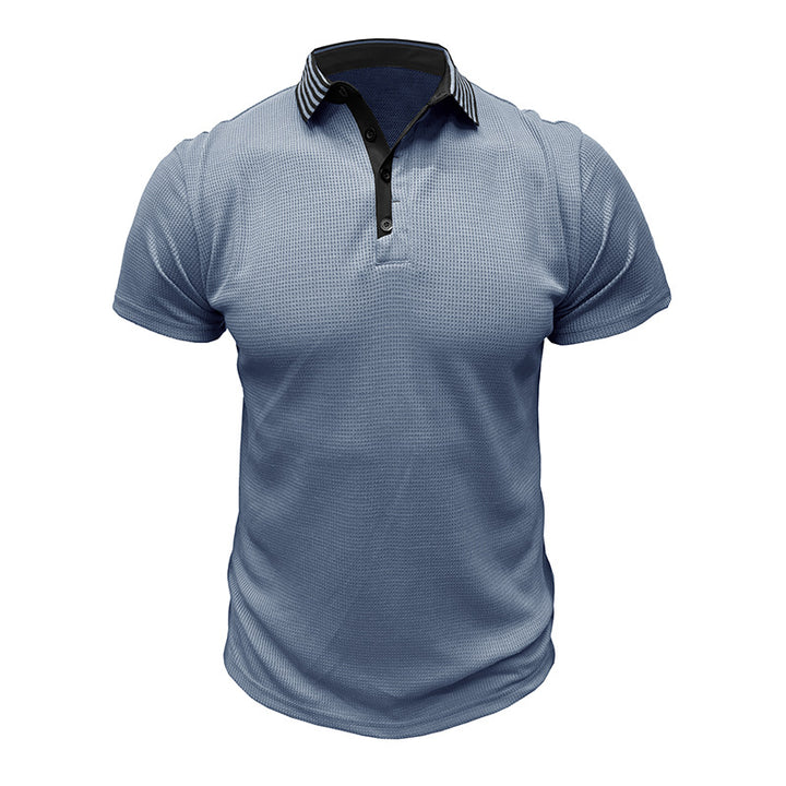 Herren Polo-Shirt mit atmungsaktiver Struktur Echoarchiv