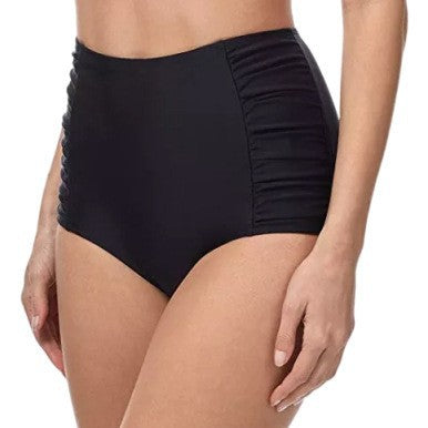 Damen Hochtaillierte Badeshorts mit Raffung Echo Archiv