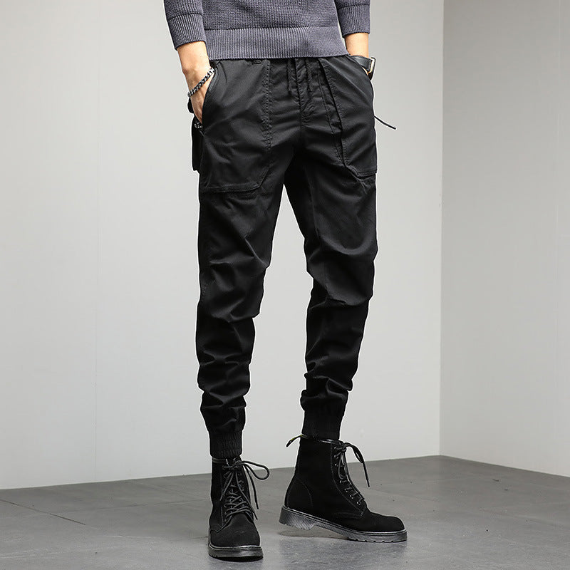Herren Tapered Cargo-Joggerhose mit Kordelzug, elastischen Bündchen und Multifunktions‑Taschen Echo Archiv