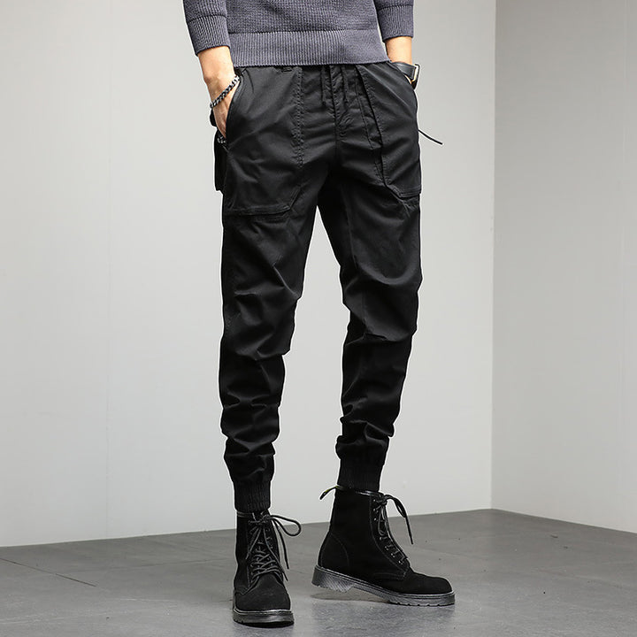 Herren Tapered Cargo-Joggerhose mit Kordelzug, elastischen Bündchen und Multifunktions‑Taschen Echo Archiv