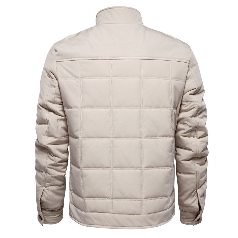 Herren Winterjacke mit gefüttertem Kragen und praktischen Taschen Echoarchiv