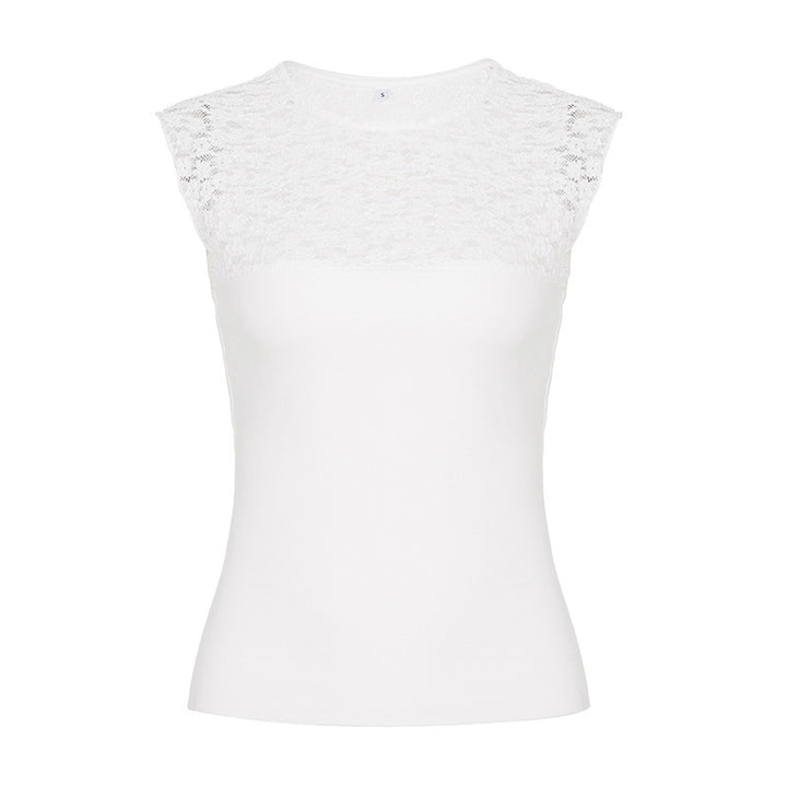 Damen Spitzen-Cami-Top mit stilvollem Design und feinen Akzenten Echo Archiv