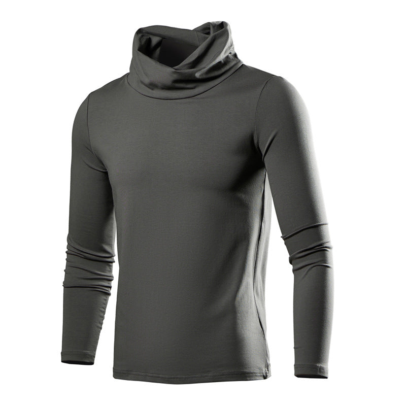 Herren elegantes Langarmshirt mit modischem Kragen Echoarchiv