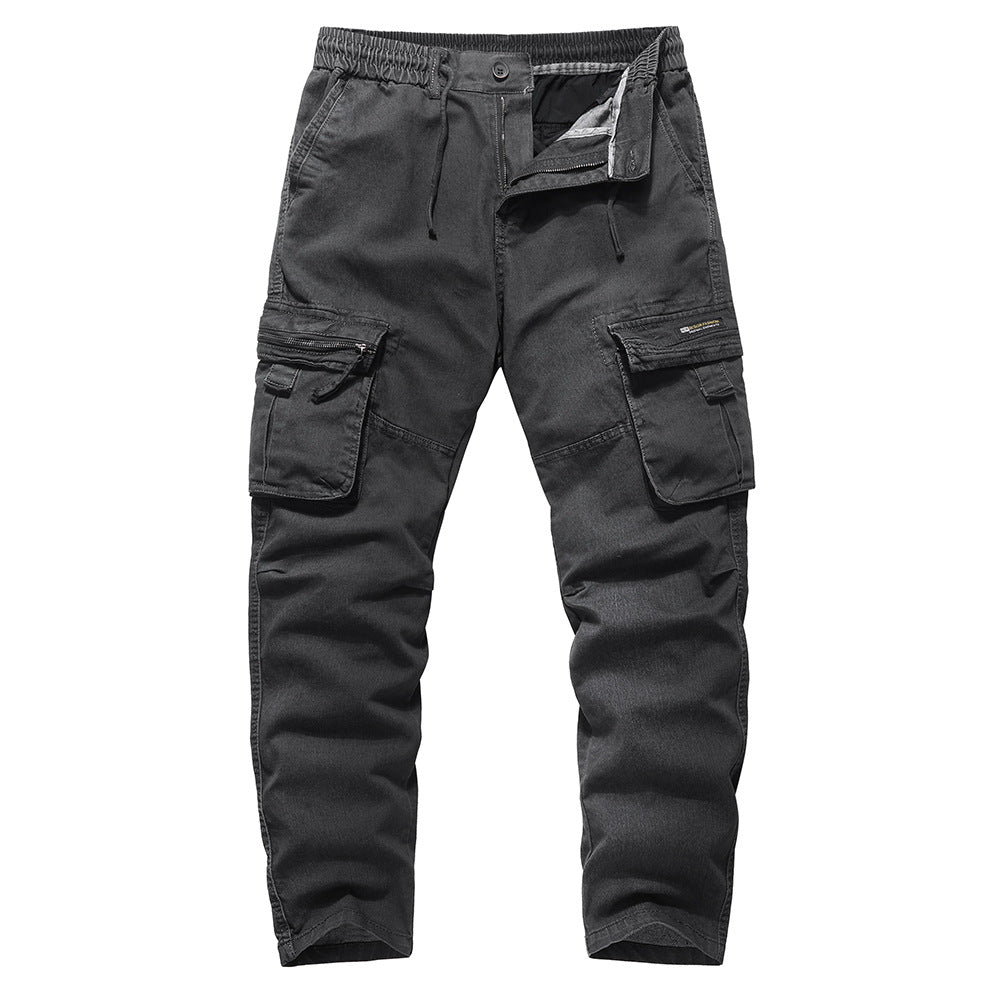 Herren Cargo-Hose mit multifunktionalen Taschen und elastischem Bund Echoarchiv