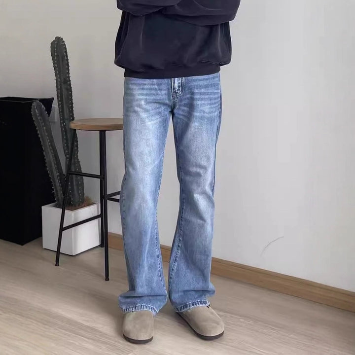 Herren Modische Flared Jeans Echoarchiv
