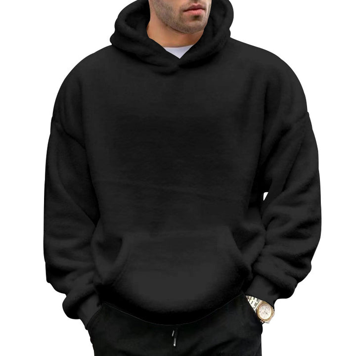 Herren bequemer Oversized Kapuzenpullover Echoarchiv