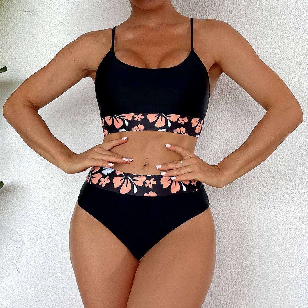 Damen Strandcover-Up mit floralem Design und eleganter Transparenz Echo Archiv