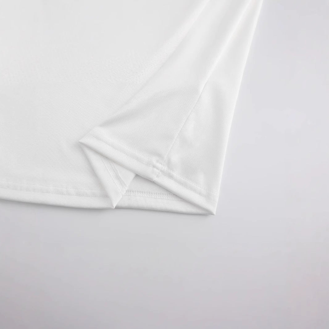 Damen Oversized Crop-T-Shirt mit künstlerischem Grafikdruck Echo Archiv
