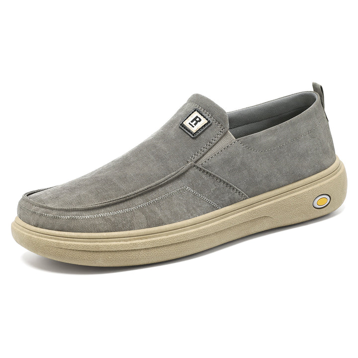 Herren nan lässiger Canvas-Slip-On Freizeitschuh mit Memory-Fußbett und stoßdämpfender Gummisohle Echo Archiv