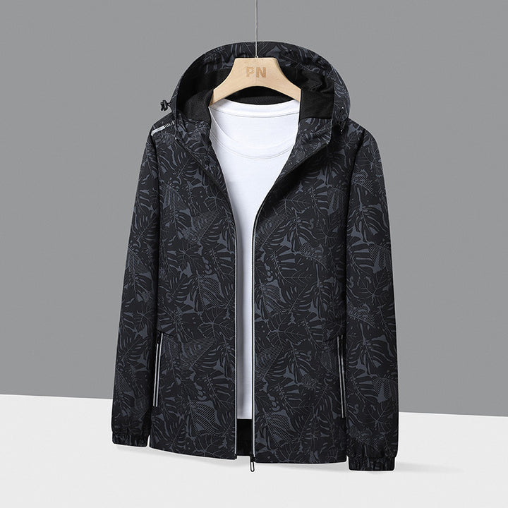 Herren Leichte Outdoor-Jacke mit Kapuze Echo Archiv