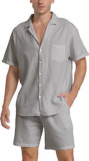 Herren Freizeit-Shorts und Hemd Set Echoarchiv