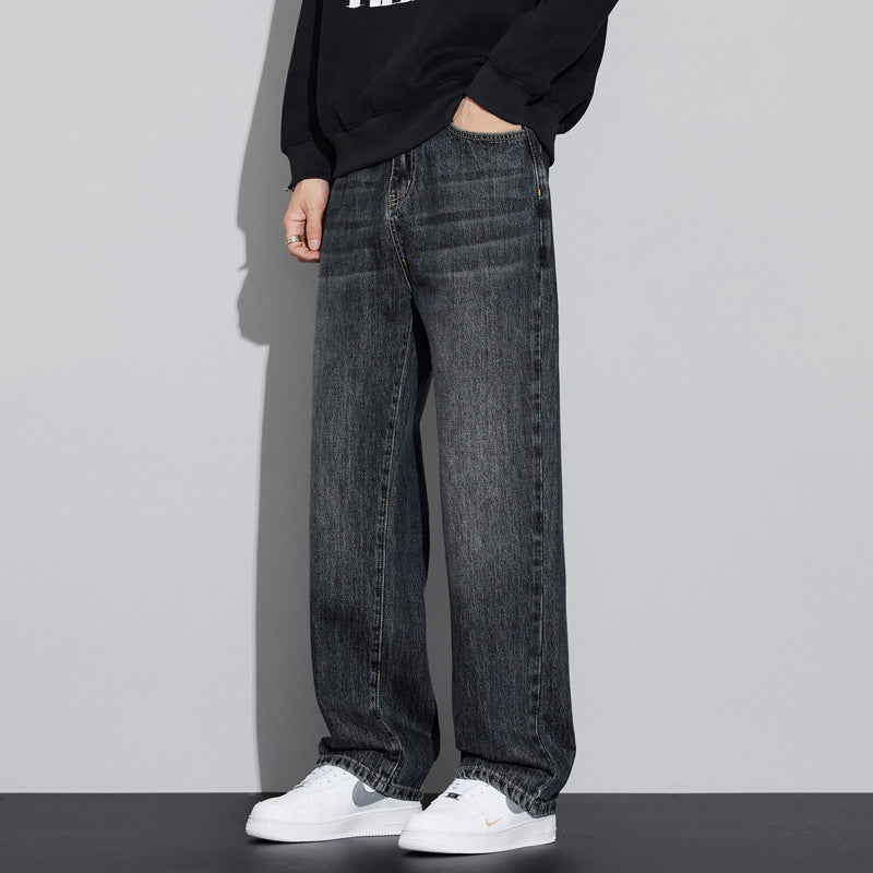 Herren Weite Denim-Jeans im Vintage-Look mit tiefer Leibhöhe und lässiger Passform Echo Archiv