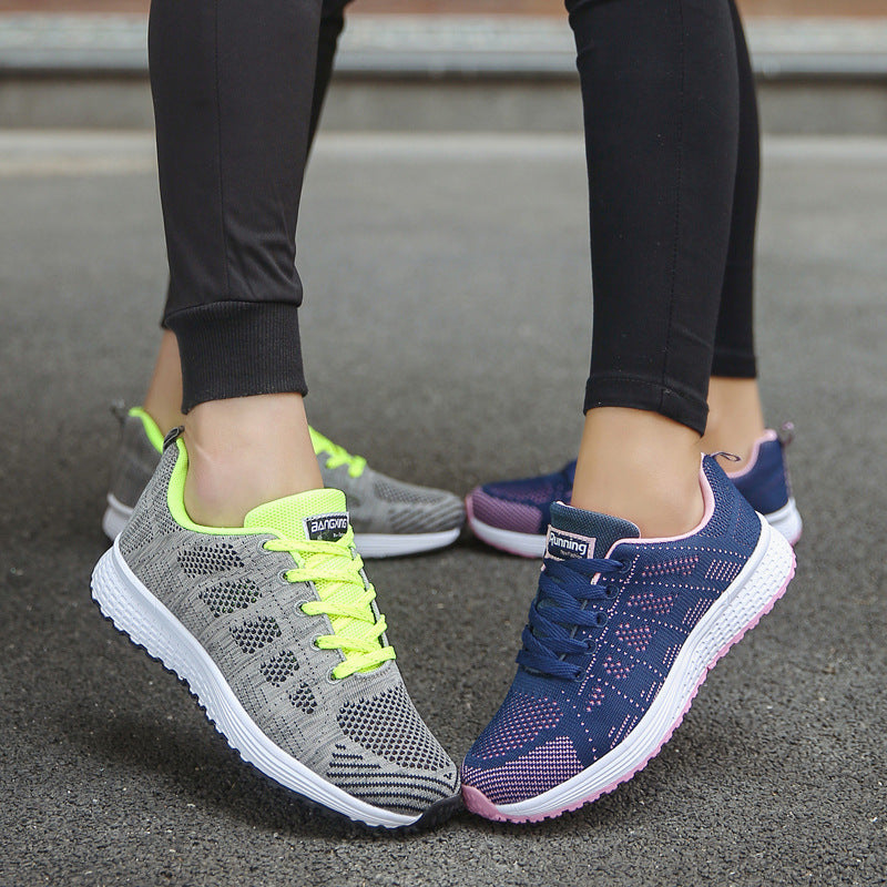 Unisex leichte gestrickte Freizeit- und Laufsneaker mit stoßabsorbierender Komfortsohle – Tavélo