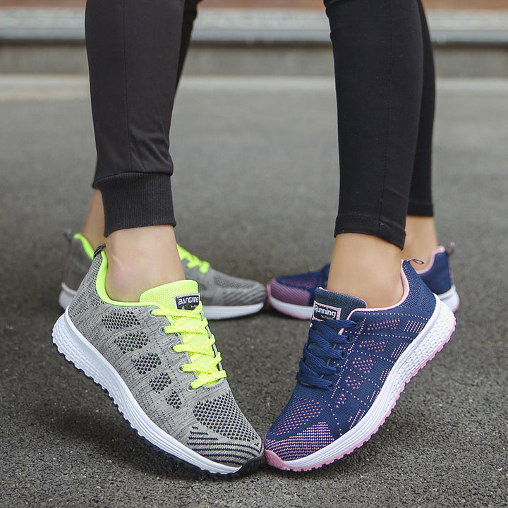 Unisex leichte gestrickte Freizeit- und Laufsneaker mit stoßabsorbierender Komfortsohle – Tavélo