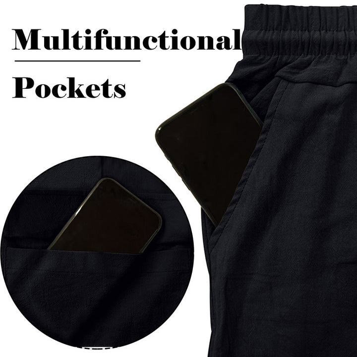 Herren Cargo-Hose mit elastischem Bund und praktischen Taschen Echoarchiv
