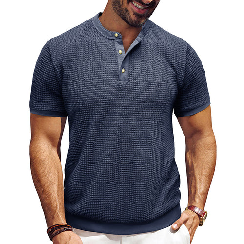 Herren Kurzarm-Shirt mit Knopfleiste Echoarchiv