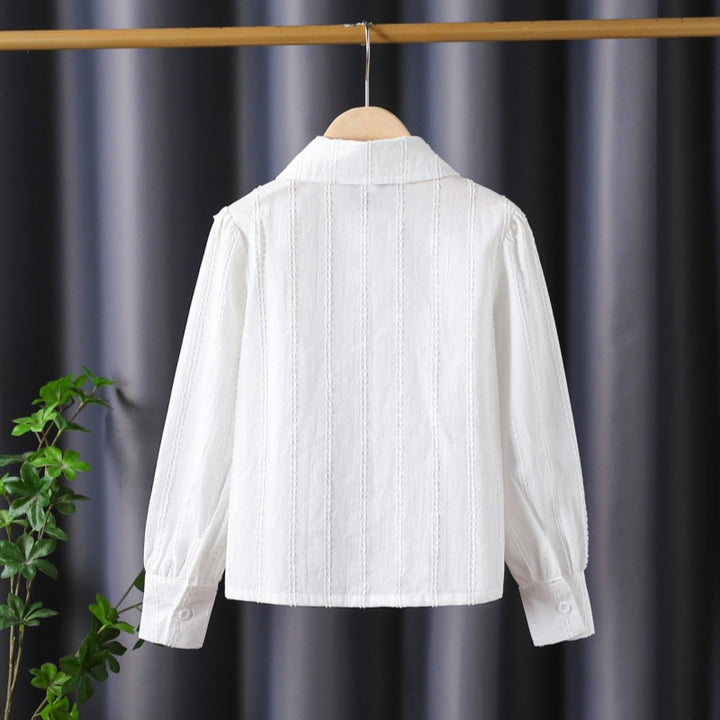 Damen Bluse mit Rüschendetails und feinen Stickereien Echo Archiv