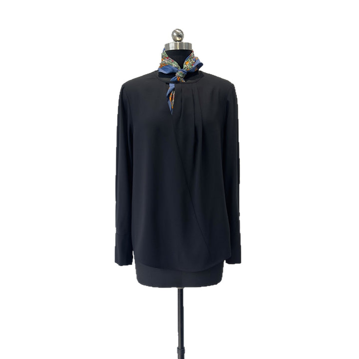 Damen Elegante Plissierte Bluse Echoarchiv