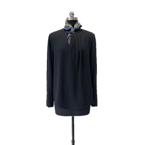 Damen Elegante Plissierte Bluse Echoarchiv