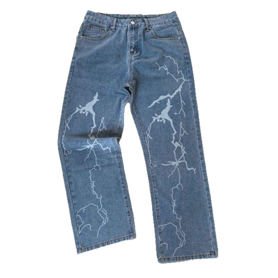 Damen Stylish Baggy Jeans Echoarchiv