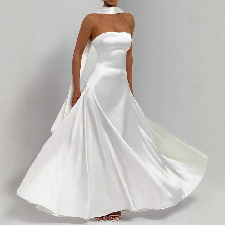 Damen Elegantes und schickes Langarm Abendkleid Echo Archiv