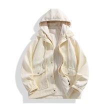 Damen Modische Überziejacke mit Kapuze Echo Archiv
