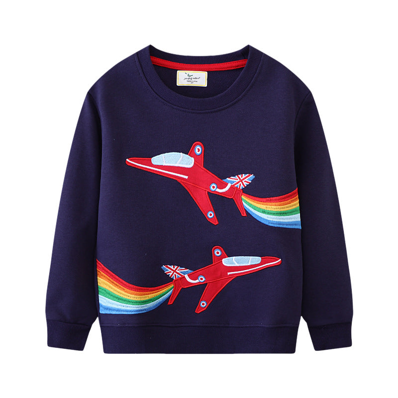 Jungen Sweatshirt mit aufregendem Flugzeug-Design Echo Archiv