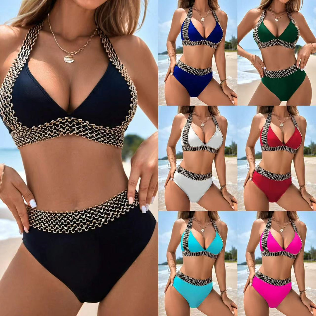 Damen Triangel-Bikini mit dekorativem Borten-Design Echo Archiv