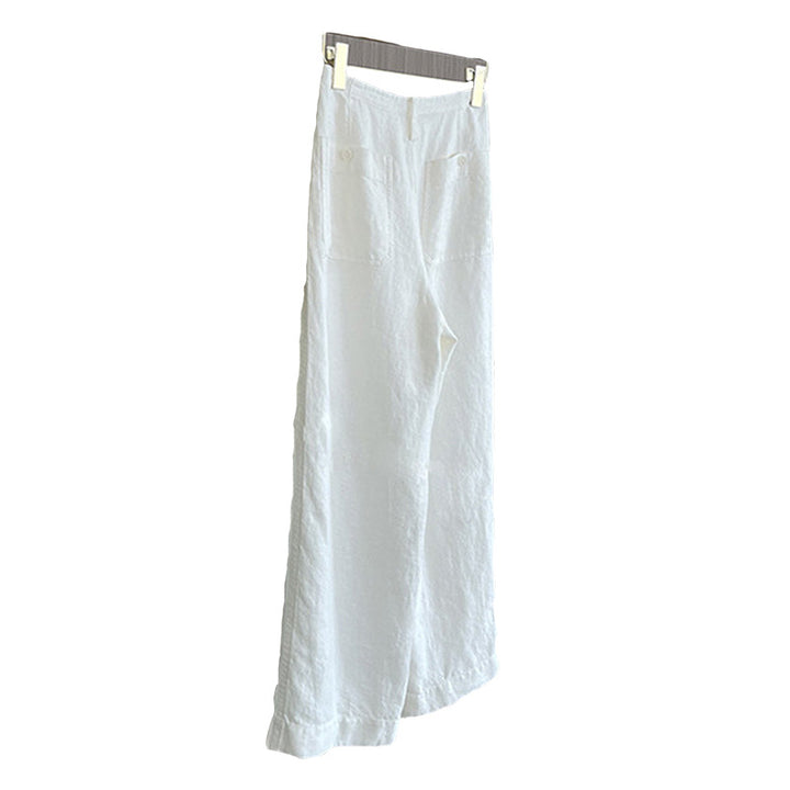 Damen Weite Leinen-Hose Echoarchiv