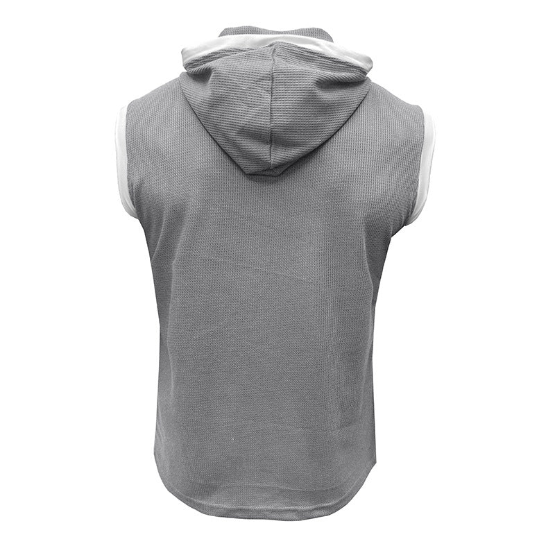 Herren kurzärmliges Funktionsshirt mit Kapuze Echoarchiv