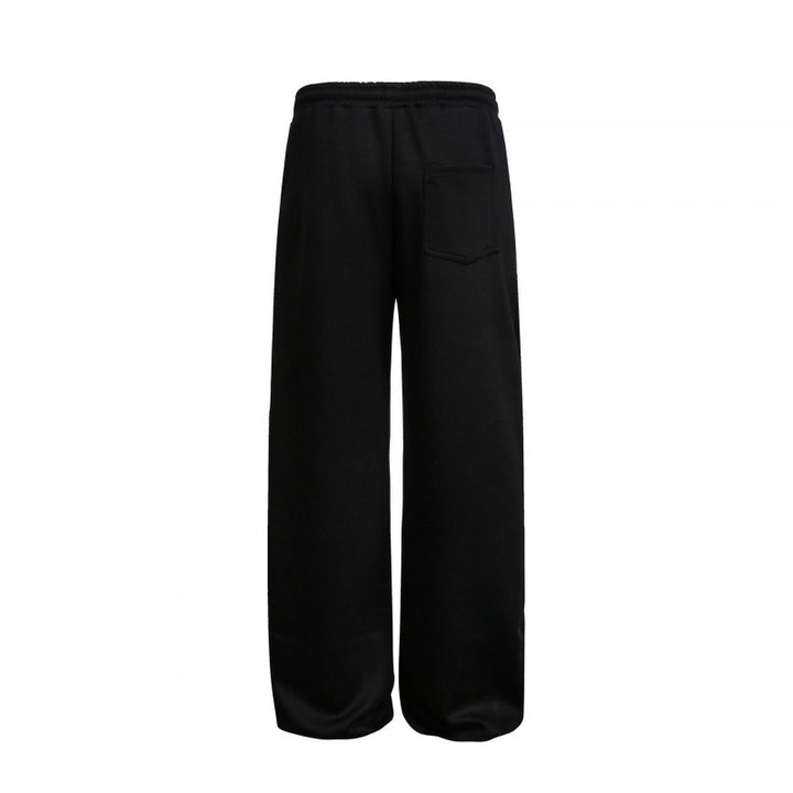 Damen Weite High‑Waist Relax-Sweat-Hose mit Kordelbund und dekorativen Schrittnahtlinien Echo Archiv