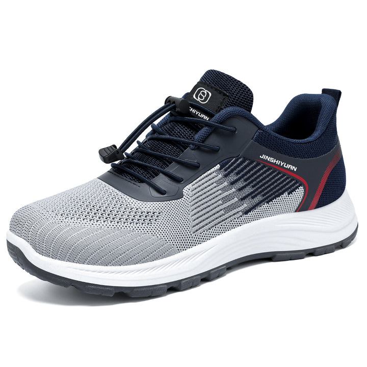 Damen nan ultraleichter Strick-Freizeitsneaker mit Schnellzugverschluss, verstärkter Fersenlasche und ergonomischer Wellen-EVA-Sohle Echo Archiv