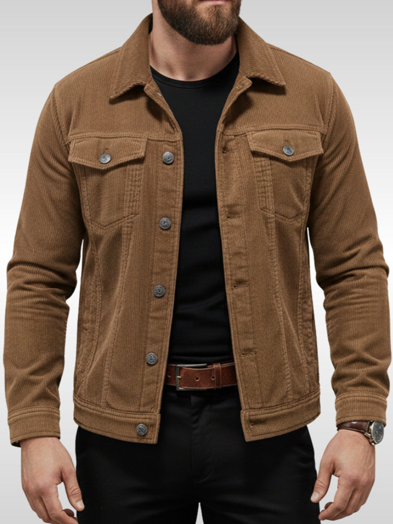 Herren Cordjacke mit Taschen