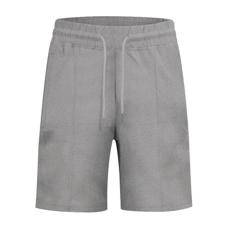 Herren Freizeithose mit elastischem Bund und strukturiertem Design Echoarchiv