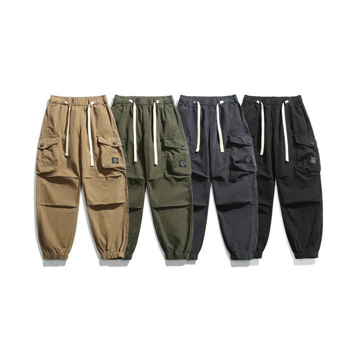 Herren Cargo-Hose mit elastischem Bund und zahlreichen Taschen Echoarchiv