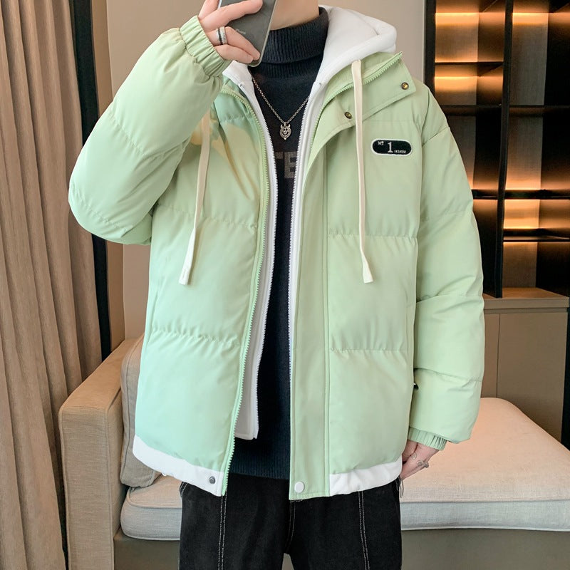 Herren Winterjacke mit Kapuze und dickem Futter Echoarchiv