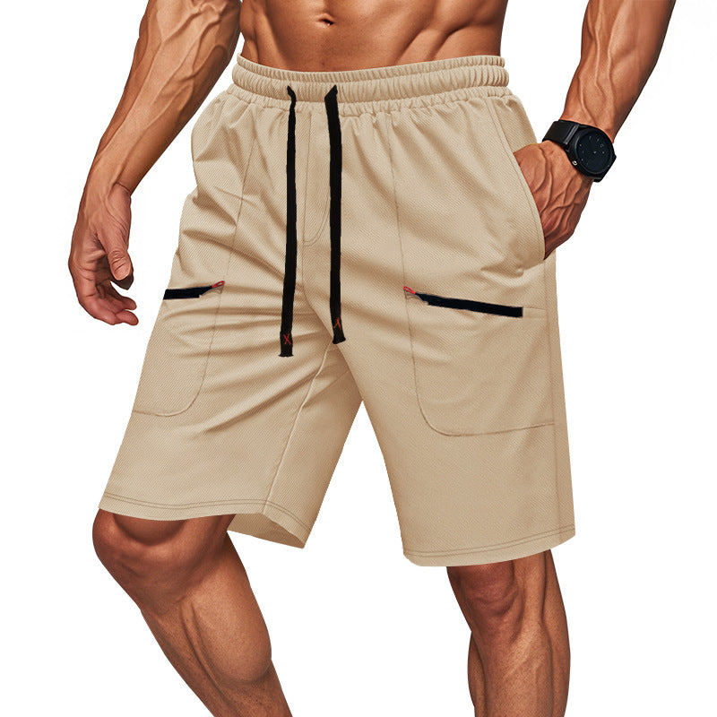 Herren Sportliche Shorts mit vielseitigen Taschen und elastischem Bund Echoarchiv